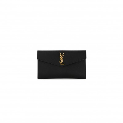 YSL GRAIN DE POUDRE UPTOWN POUCH BLACK 1567353 (21.5*12*2.5cm)